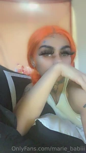 I look sexy bent over with my orange hair part 3