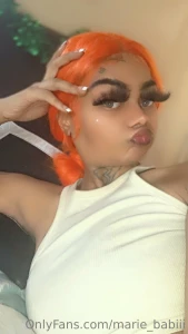 I look sexy bent over with my orange hair part 4
