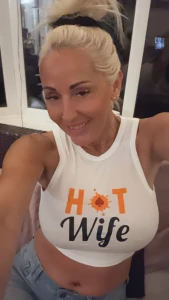 Ive had a fun evening out and rob bought me this t shirt