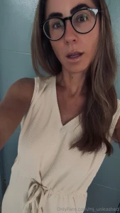 Your mature - sundress eyeglasses stellar tanlines walks in on you