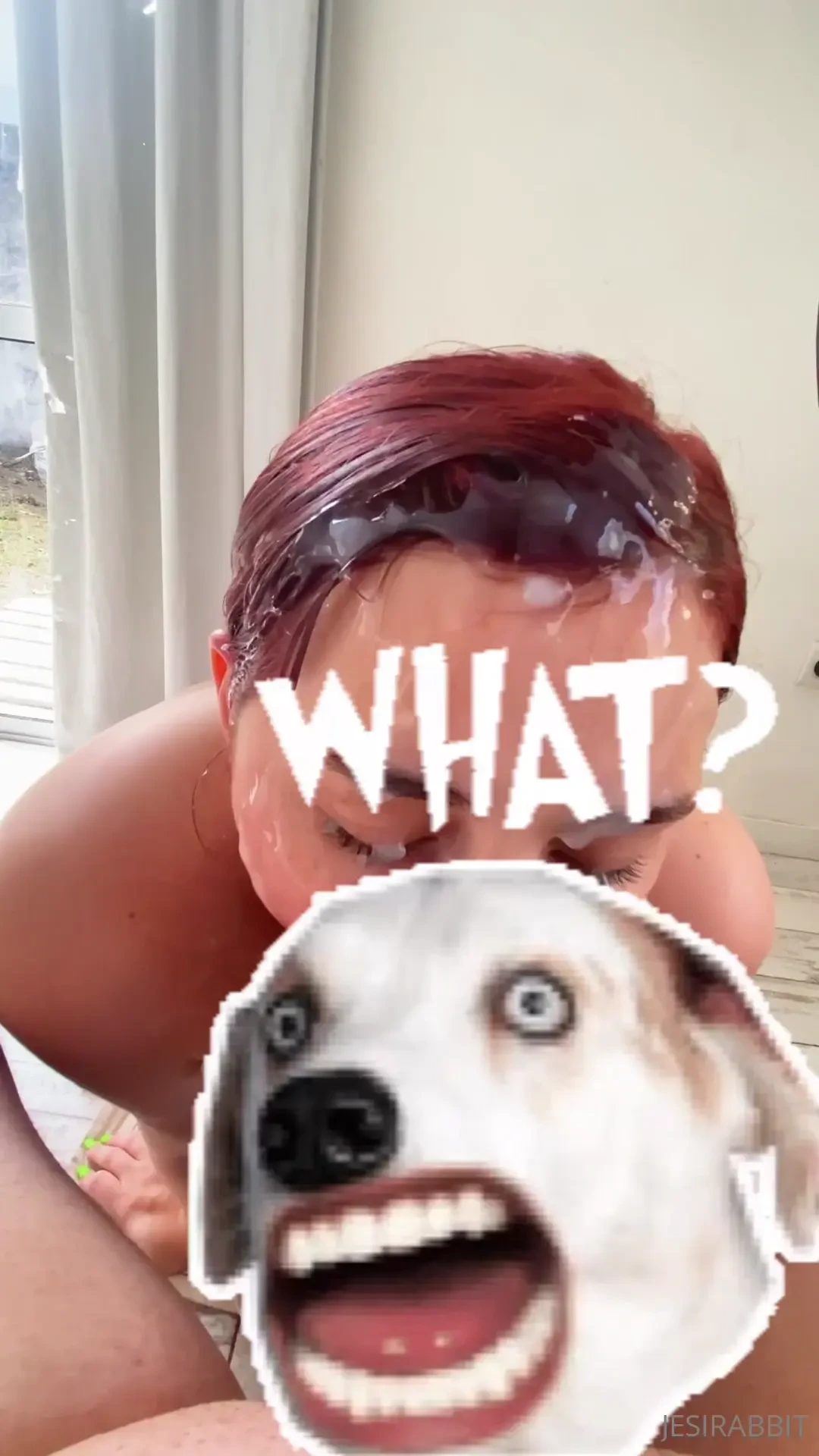 Covered in cum i m your dirty girl sucking cock and licking ass 