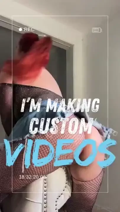 I m making custom vids 