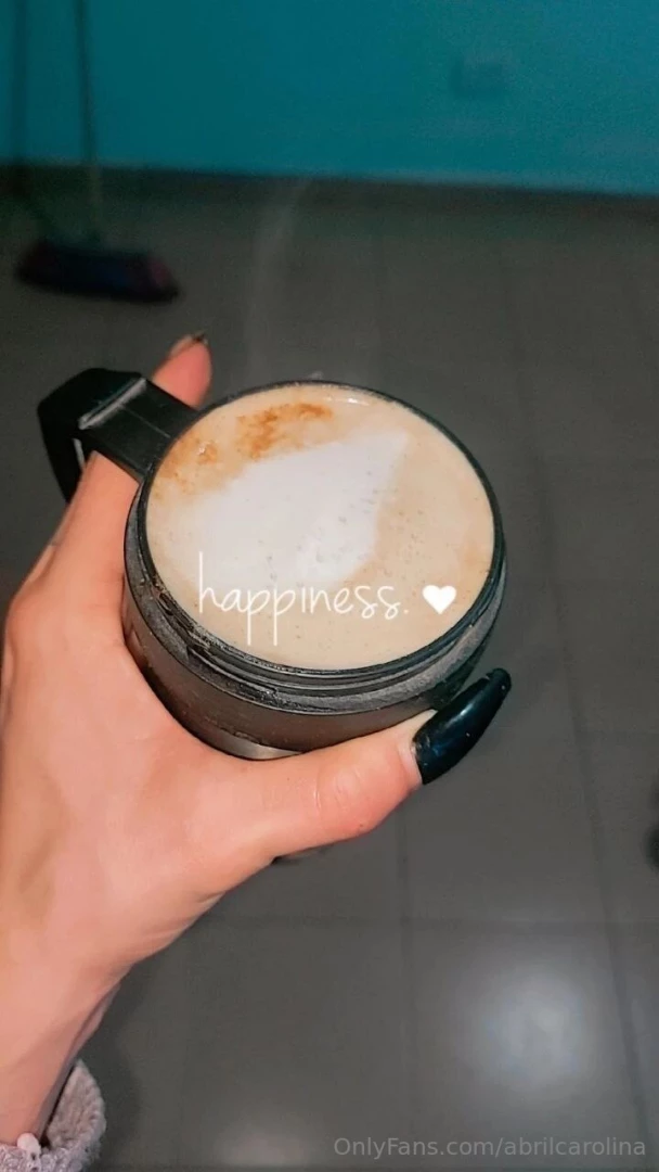 I ll have my nightly coffee and go to bed right away would you like to 