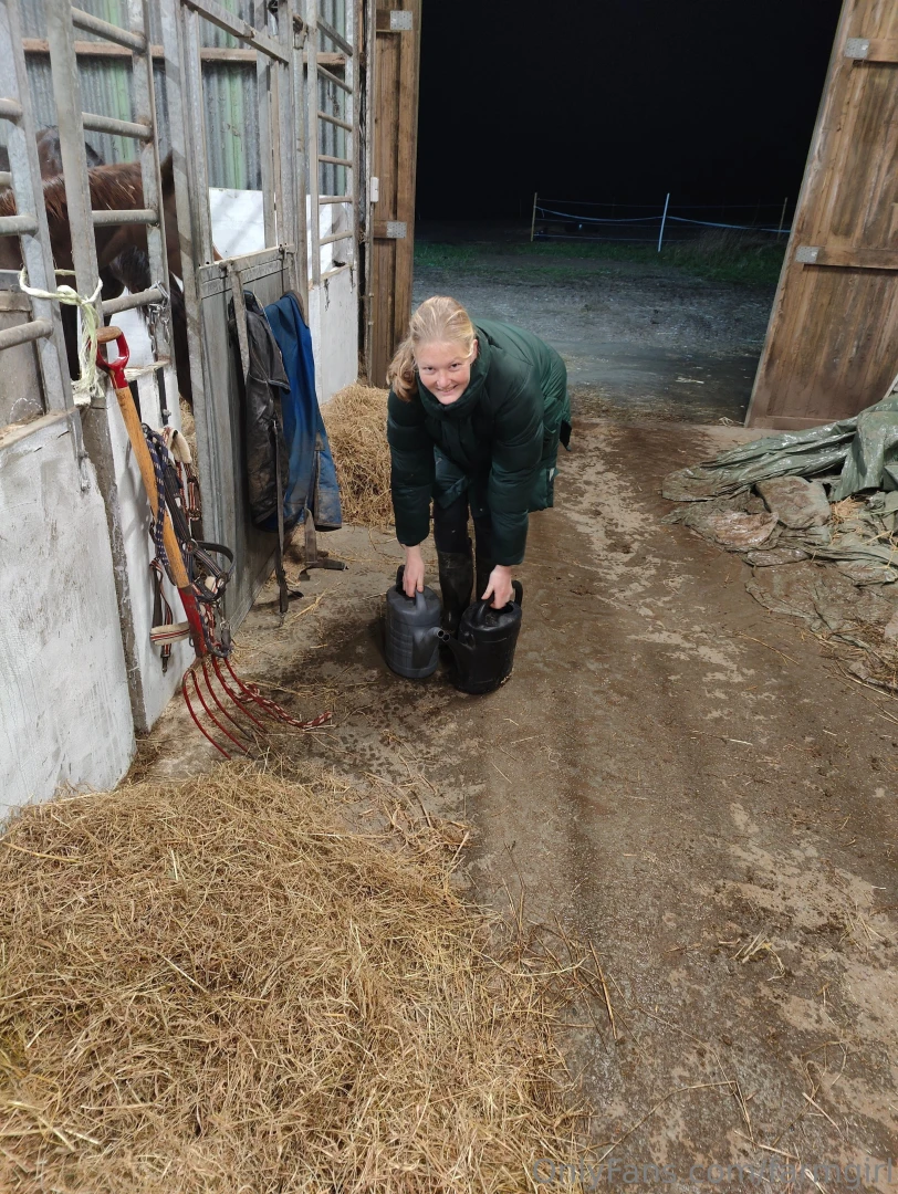 I love working in the stable it s in the stable together with my 