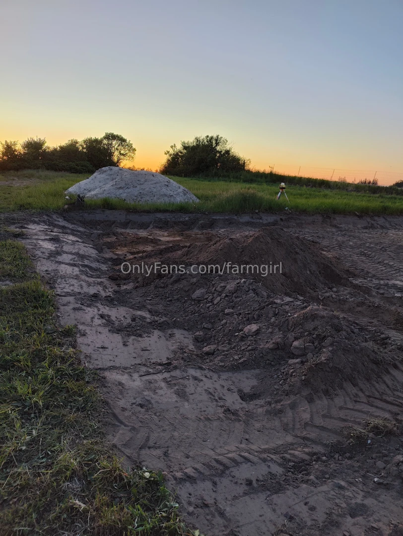 My riding arena is getting a little makeover it s being leveled out to part 1 