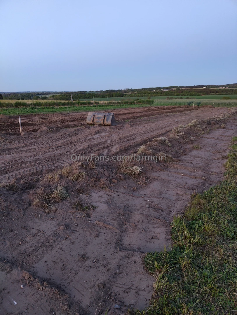My riding arena is getting a little makeover it s being leveled out to 