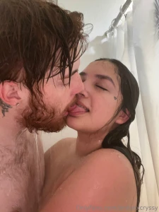 The best shower is when we shower together we can rub each other we