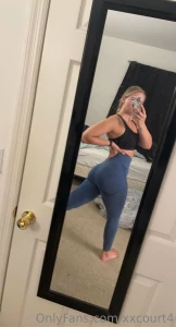 Just got home from the gym sorry for the butt flex