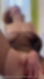 Your slut cums so loud i play with my pussy with both dildo and