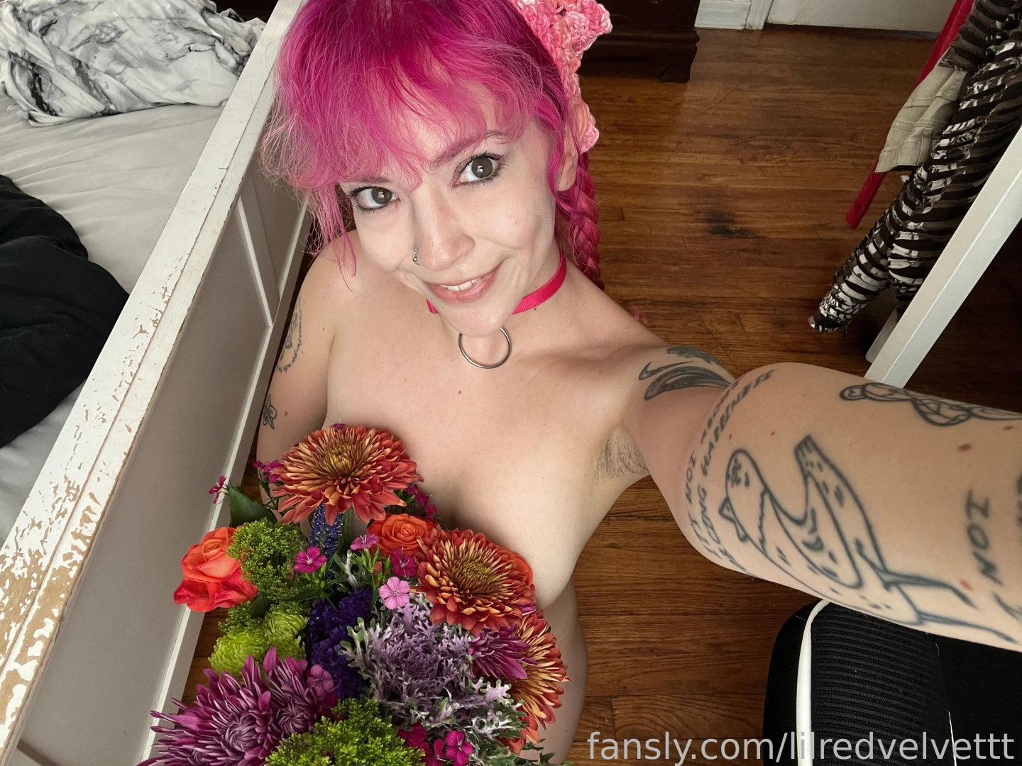 Thanks for the flowers babe 