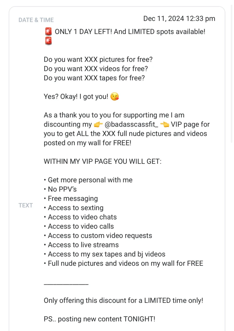 Badasscassfit_ vip part 1 