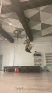 Had some fun practicing with these hoops today part 1