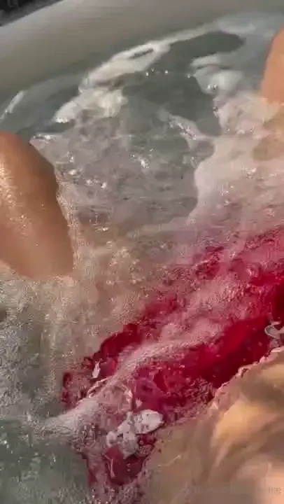 Me in the hot tub message me some naughty things we can do in here 