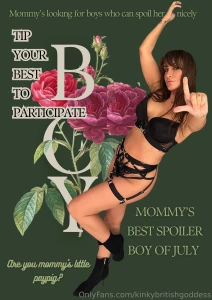 July is open for the most loyal broke and starving pig to prove his