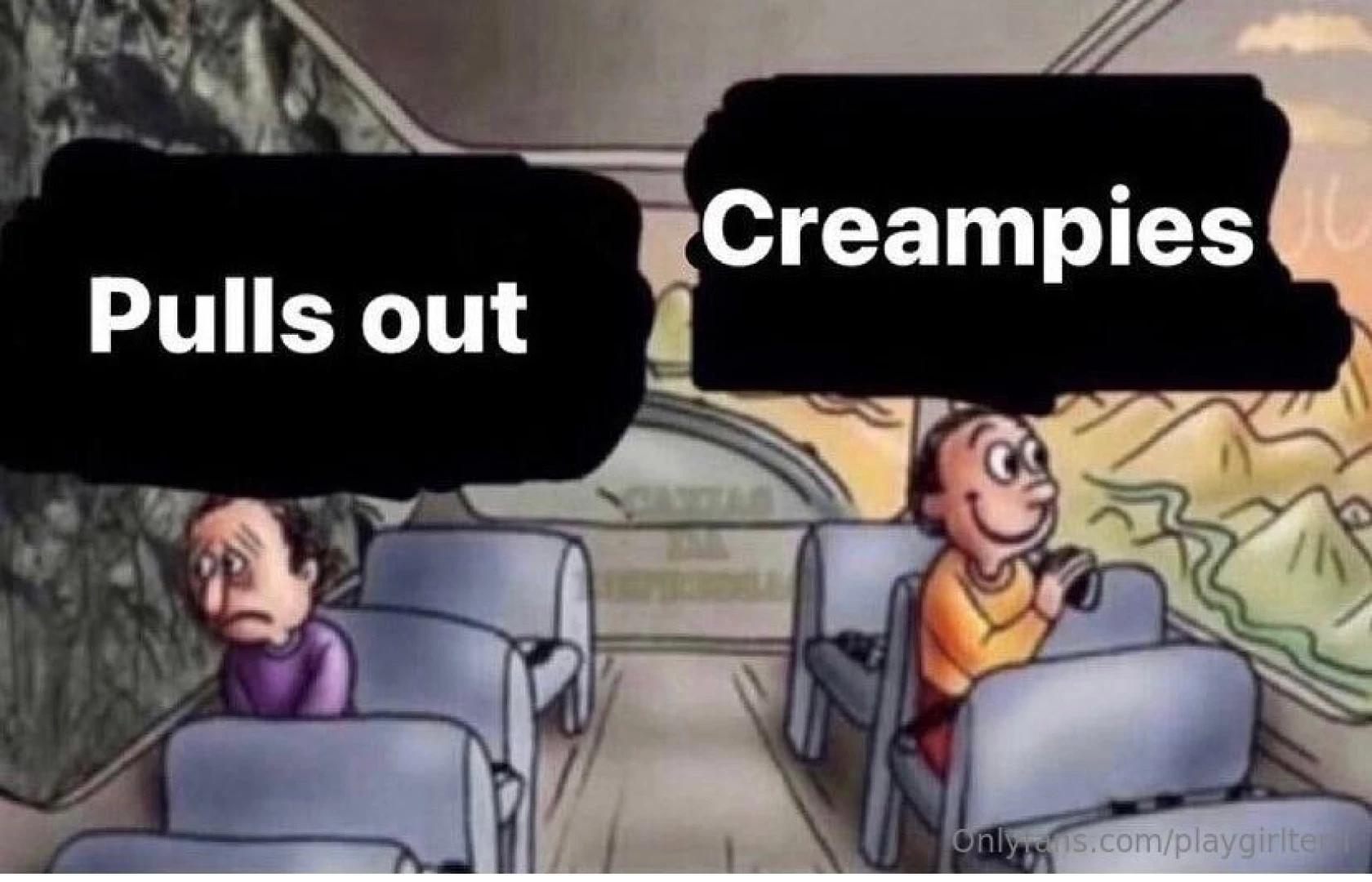 Pulling out is trash just to clear the air 