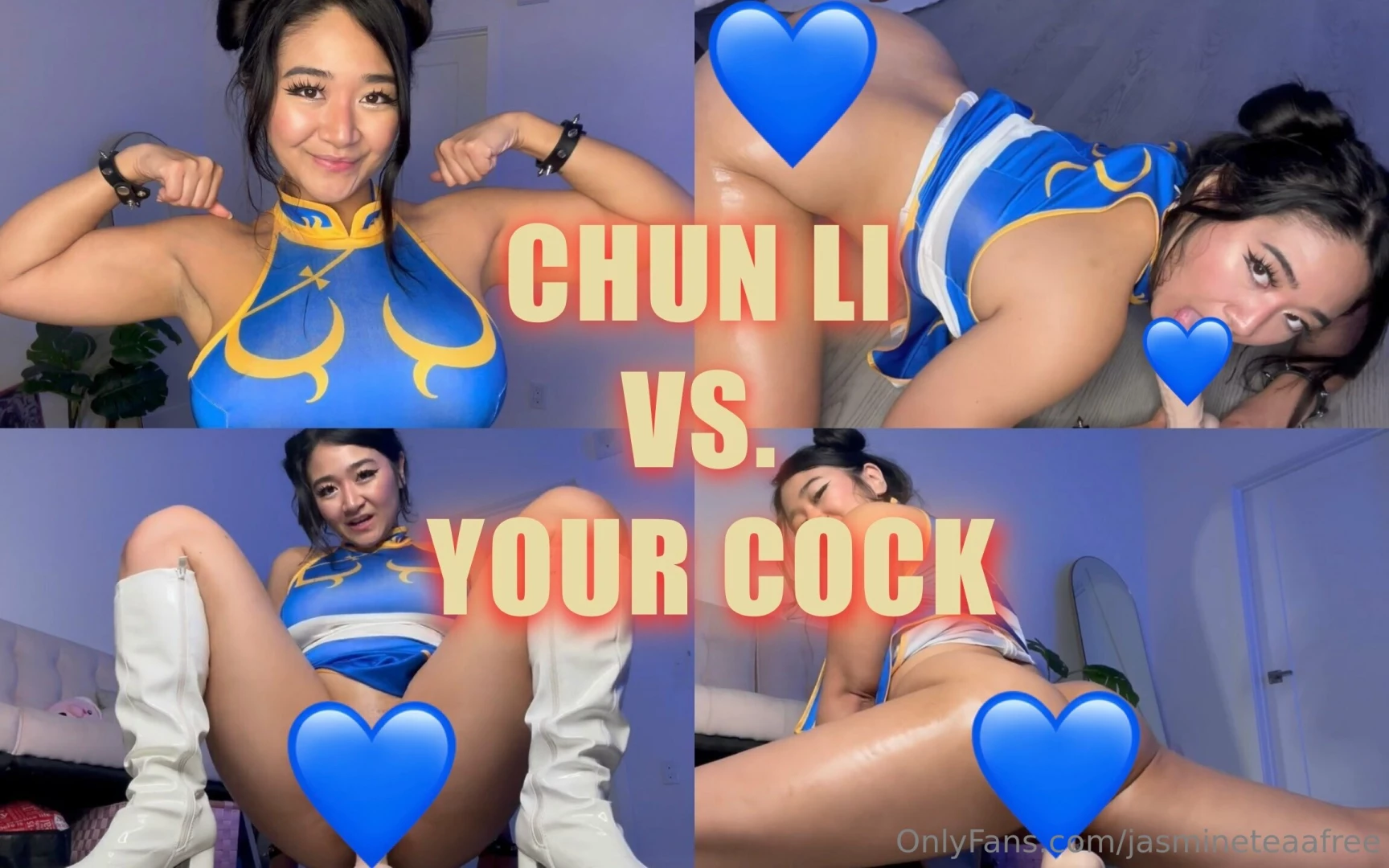 Chun li invites you back to her place to show you some new moves on 