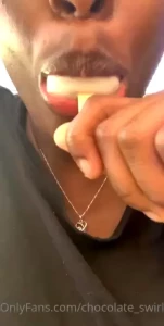When in doubt suck on it