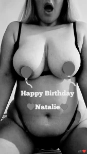 Happy birthday natalie