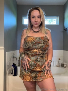 Flashing in my new little dress part 1