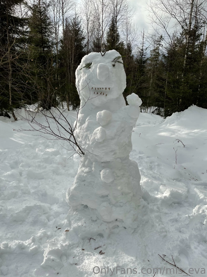 My man my snowman 