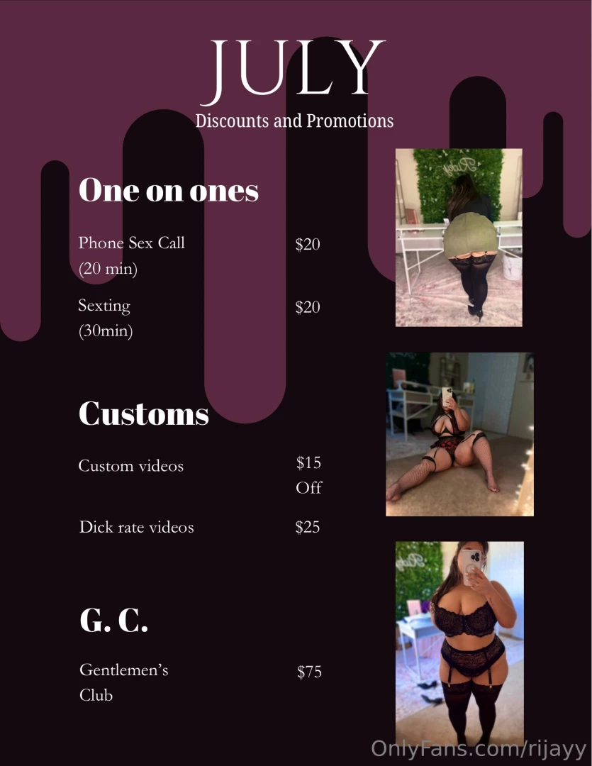 It s july doing a ton of fun promos this month should i do a weekly 