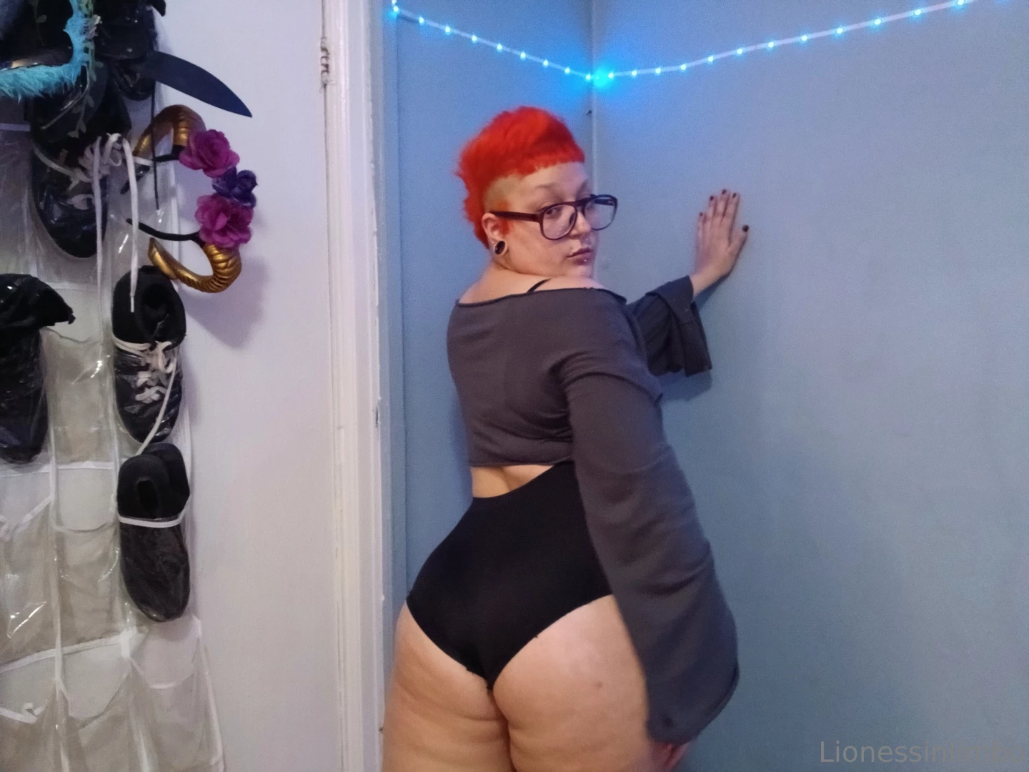 My nails glow in black light 