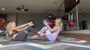 Here are three exercises for a fun partner workout all you need is a