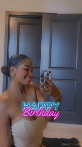 Say happy birthday for a pic part 1