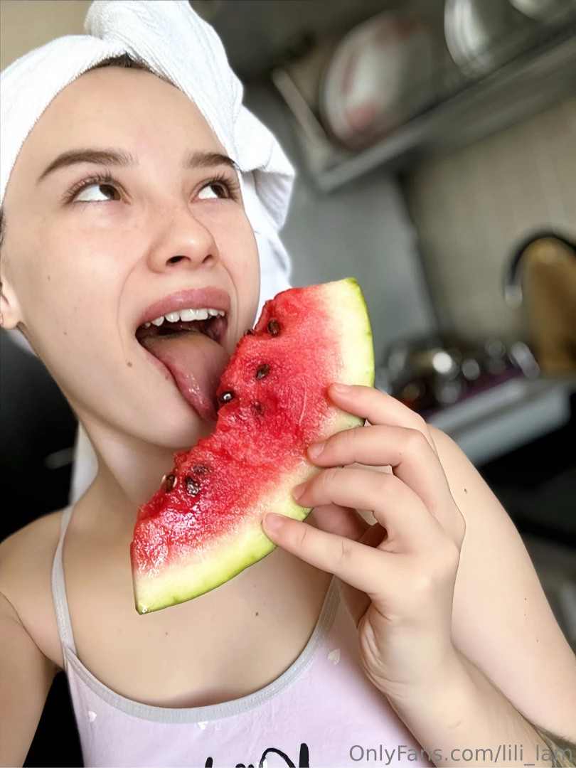 Silly time heheh it s a shame that juicy and delicious watermelons don 