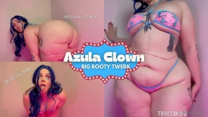 Twerk azula the sexy silly clown has a big booty and she knows how to