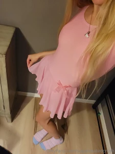 Dripping in pink amp sweet as candy this leotard is a gift from a