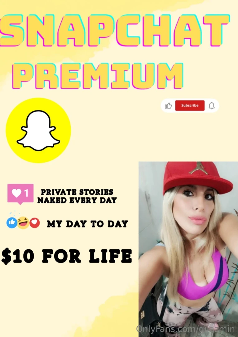 My snapchat 10 there you will see my day to day life and my private 