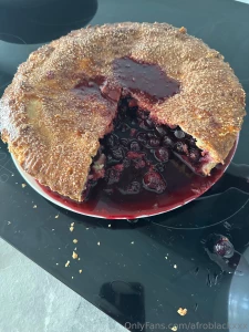 Made blueberry pie today cooking and baking i find important and also part 1