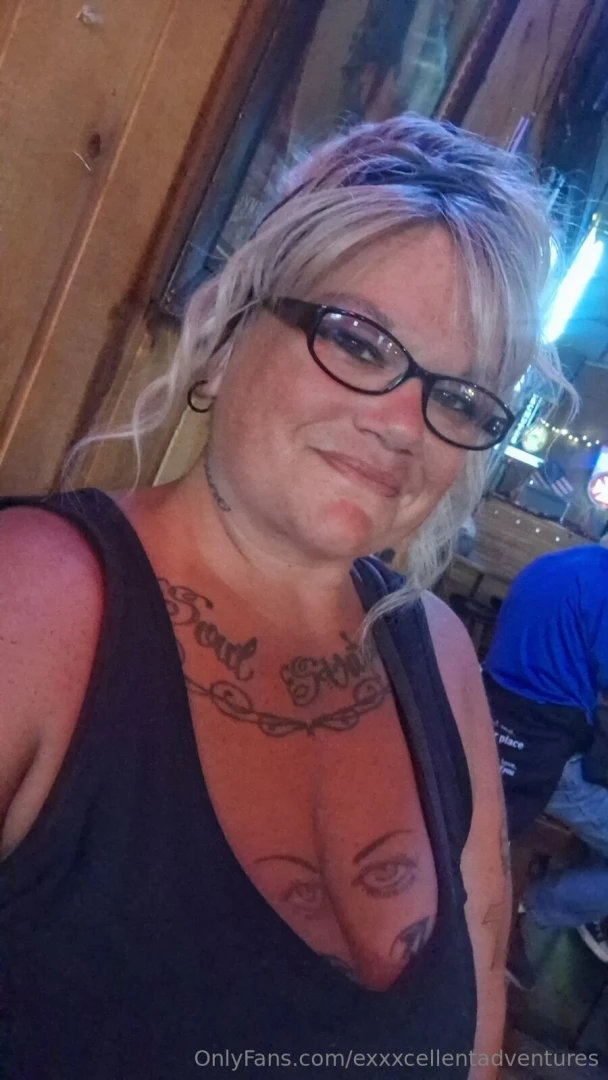 Out having fun tonight who s buying my next round 