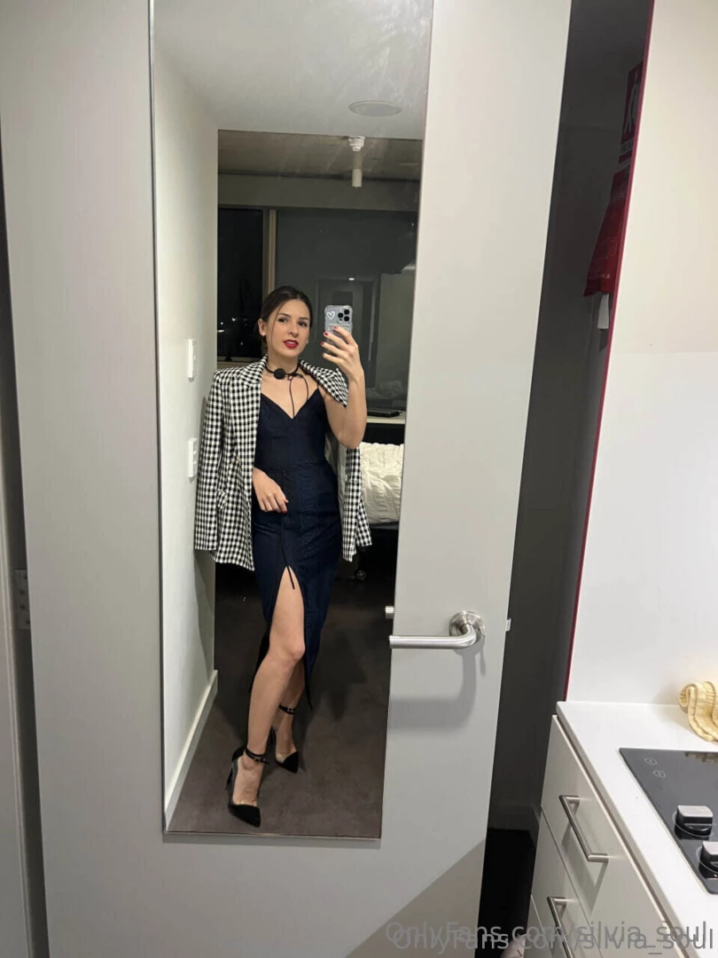 The blue dress is a classic that always looks elegant and sexy it 