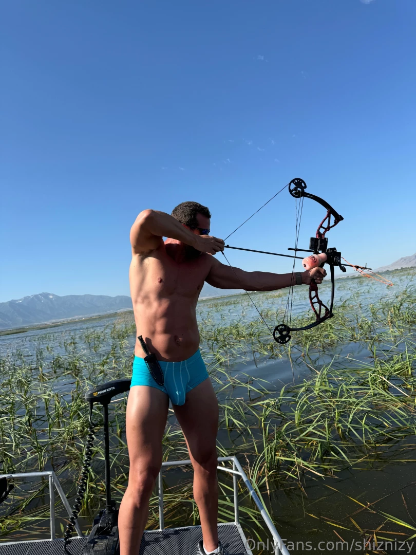 Out bowfishing this morning but it s already too hot for clothes if part 5 