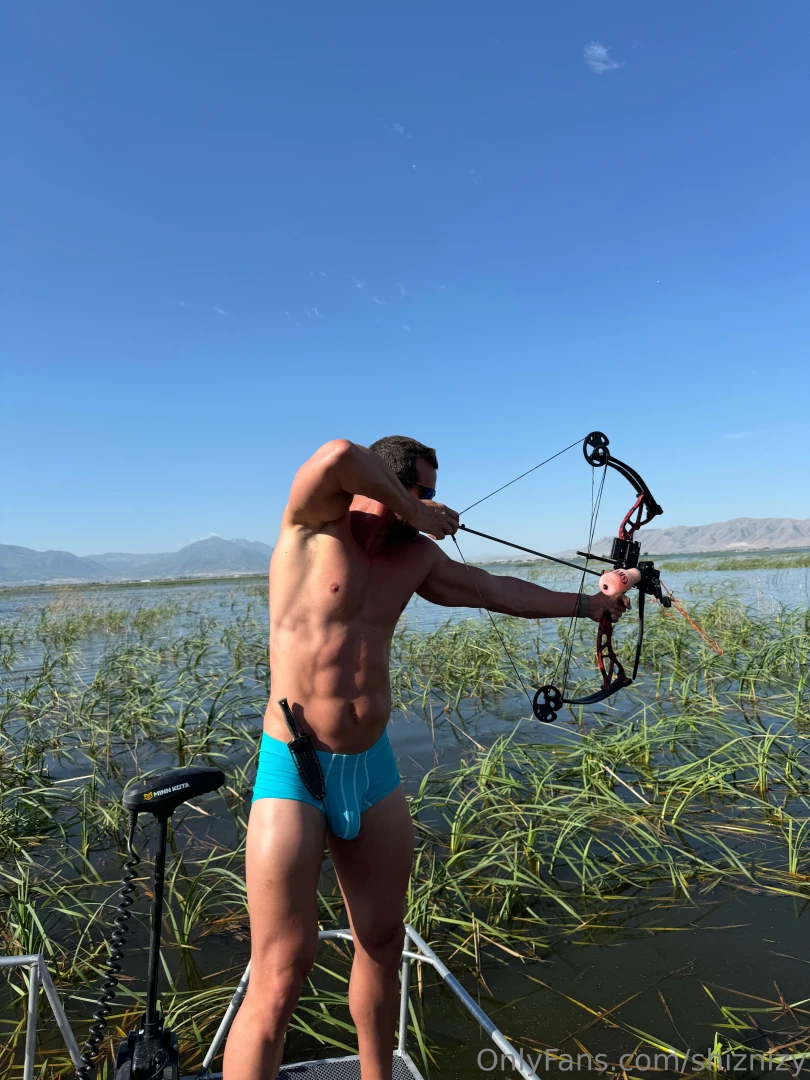 Out bowfishing this morning but it s already too hot for clothes if part 1 