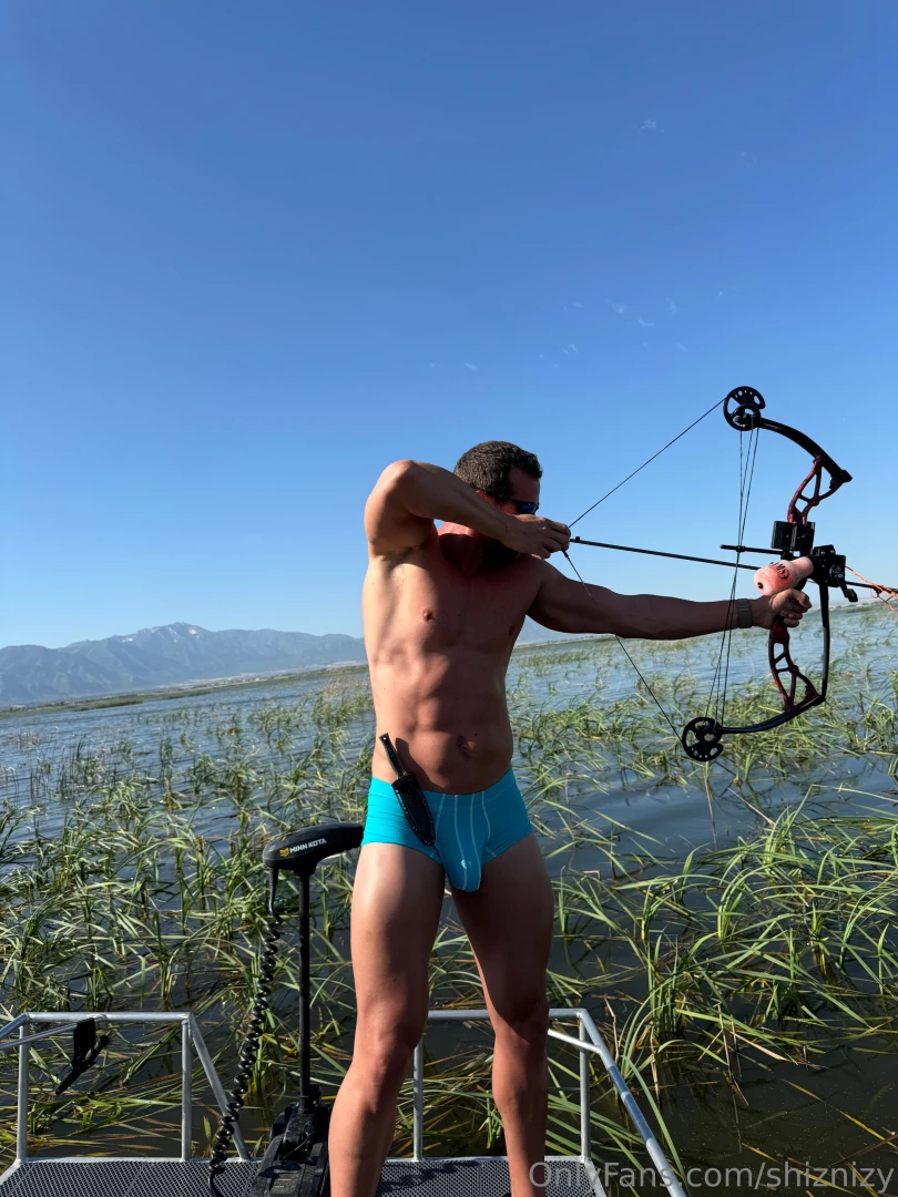 Out bowfishing this morning but it s already too hot for clothes if part 3 
