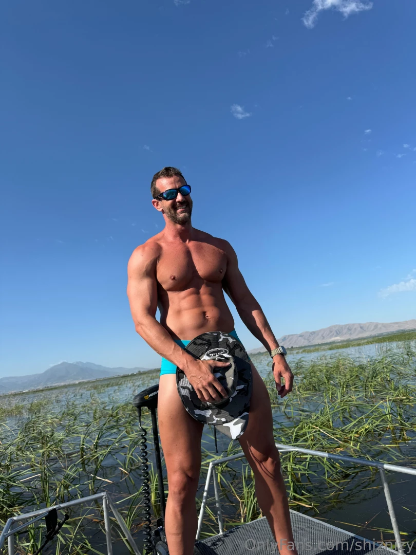 Out bowfishing this morning but it s already too hot for clothes if 
