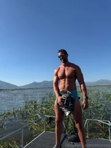 Out bowfishing this morning but it s already too hot for clothes if part 6