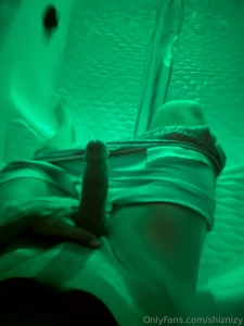 Late night soak in the hot tub