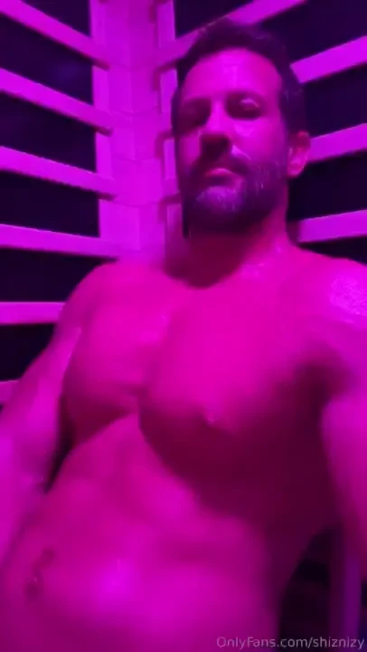Something about being hot and naked in the sauna that just makes me 