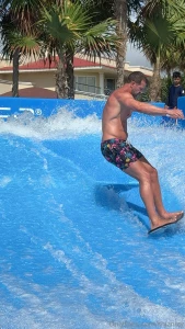 Even on vacations i cant sleep in the flowrider is calling me