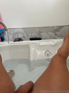 Relaxing after a long day can t believe how big this tub is