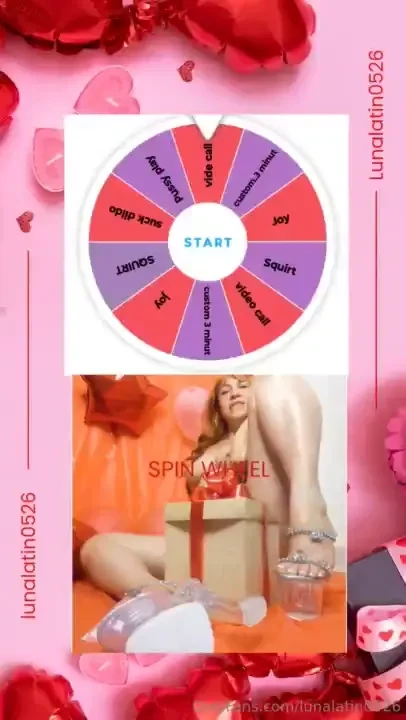 Valentine wheel 1 turn 7 2 turnovers 10 3 turns 15 4 turns 20 all 