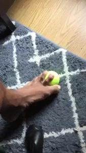 I can still pick up a tennis ball and throw it