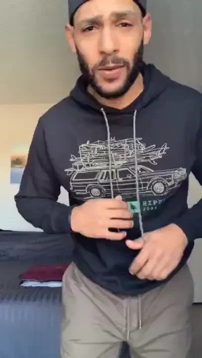 New hoodie and swim shorts 