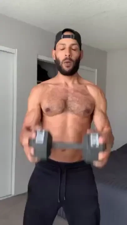 Quick upper body workout this afternoon 