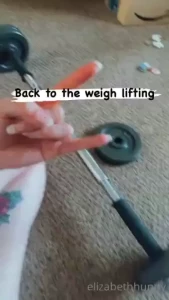 Getting back into my weight lifting sweaty business
