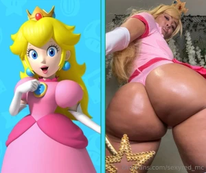 Say hello to princess peach inbox me for this cosplay scene